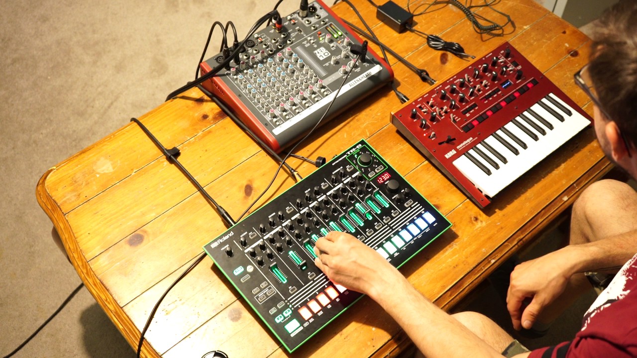KORG Monologue and Roland TR-8