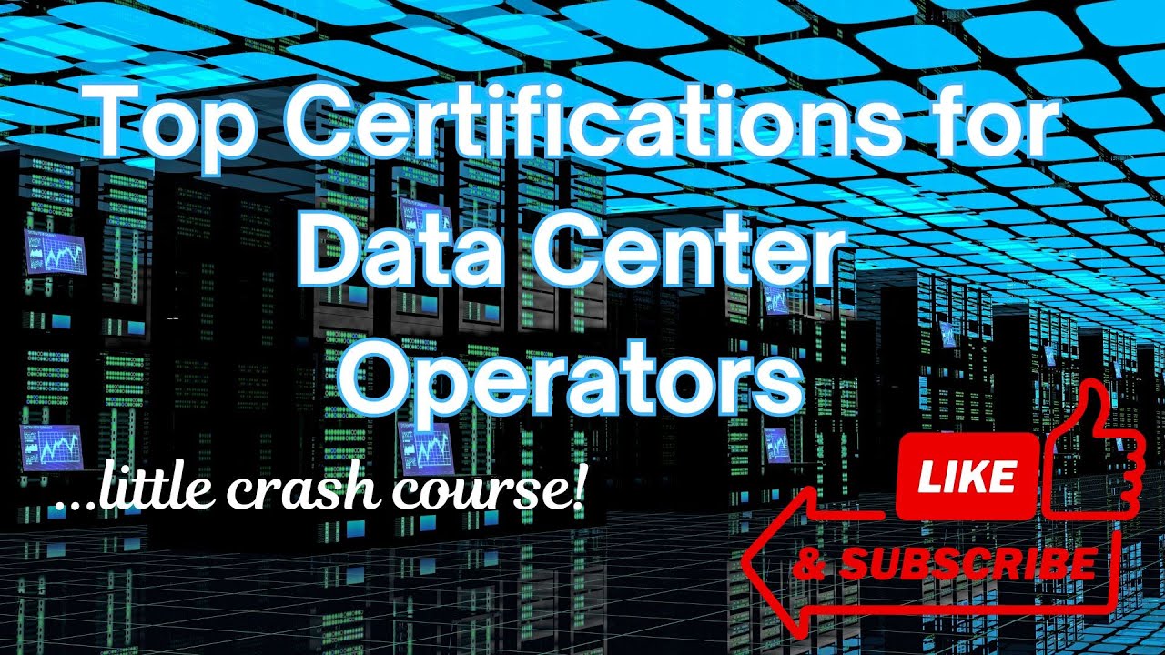Top Certifications for Data Center Operators, Little Crash Course #ONPASSIVE #DATACENTER #COOLAIHUB