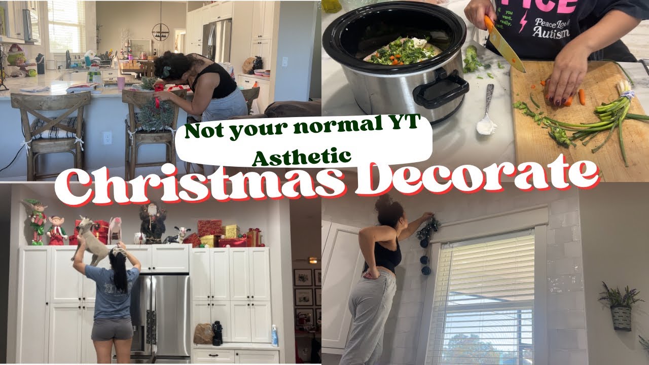 NEW!🎄CHRISTMAS DECORATE W/ME! 2024!