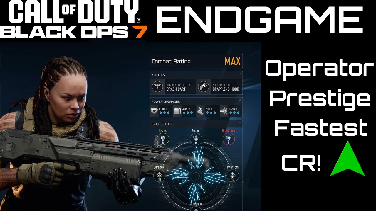 Быстрая прокачка CR для престижа оператора в Black Ops 7 Endgame!