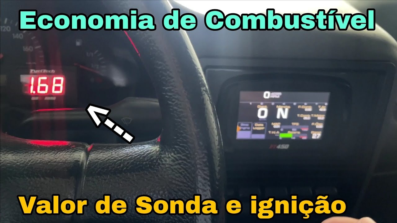 Dica de acerto, Valor de Sonda e Avanço de ignição para Economia de Combustível, Fueltech FT450, 550
