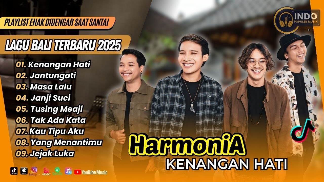 HarmoniA - KENANGAN HATI - JANTUNGATI - MASA LALU - JANJI SUCI - TUSING MAEJI | LAGU BALI POPULER