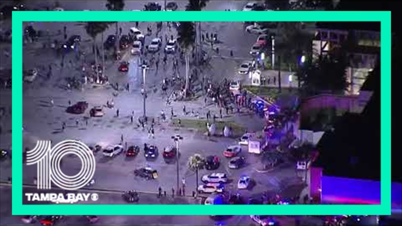 Fire, looting reported in Tampa following early evening protests