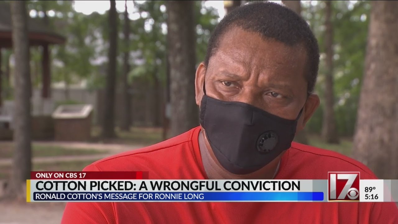 Set free on wrongful conviction, too, Ronald Cotton elated to see Ronnie Long go home