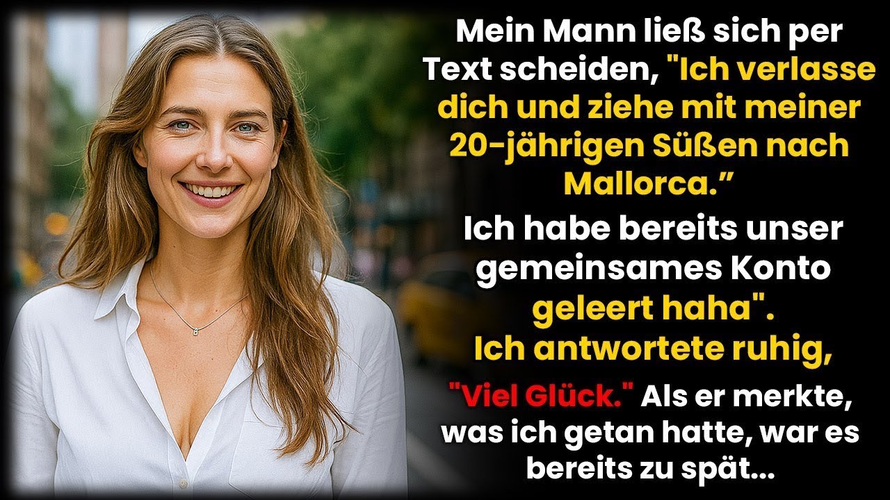 Mein Mann ließ sich per SMS scheiden und leerte unser Konto – doch er ahnte nicht, was kam