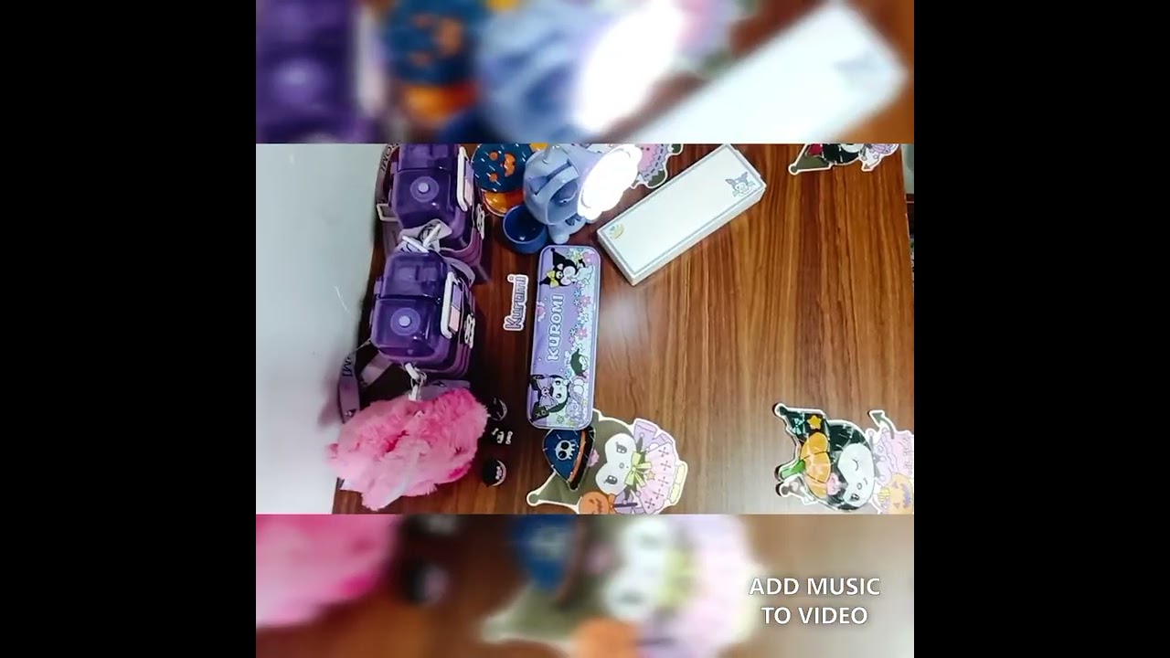 Kuromi school supplies.