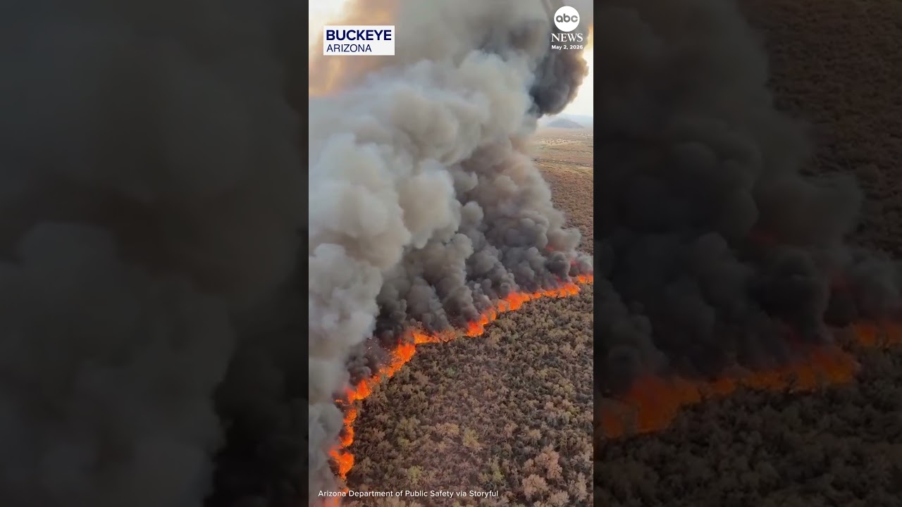 Firefighters battle raging wildfires in Arizona