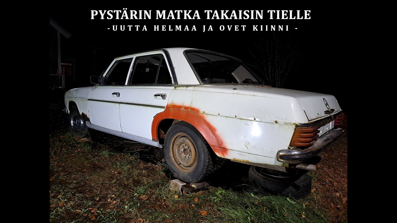 Pystärin matka takaisin tielle - helman asennus