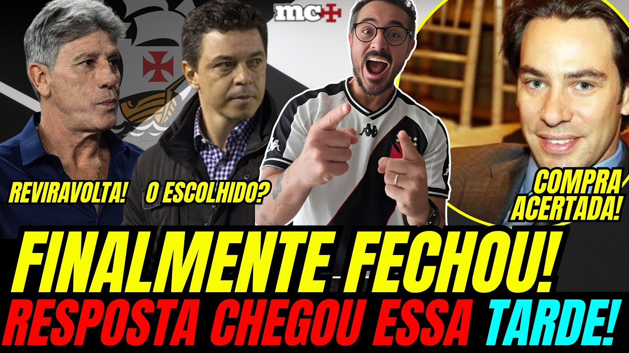 FINALMENTE FECHOU O ACORDO AGORA À TARDE! A NOTÍCIA MAIS ESPERADA DO ANO NO VASCO!