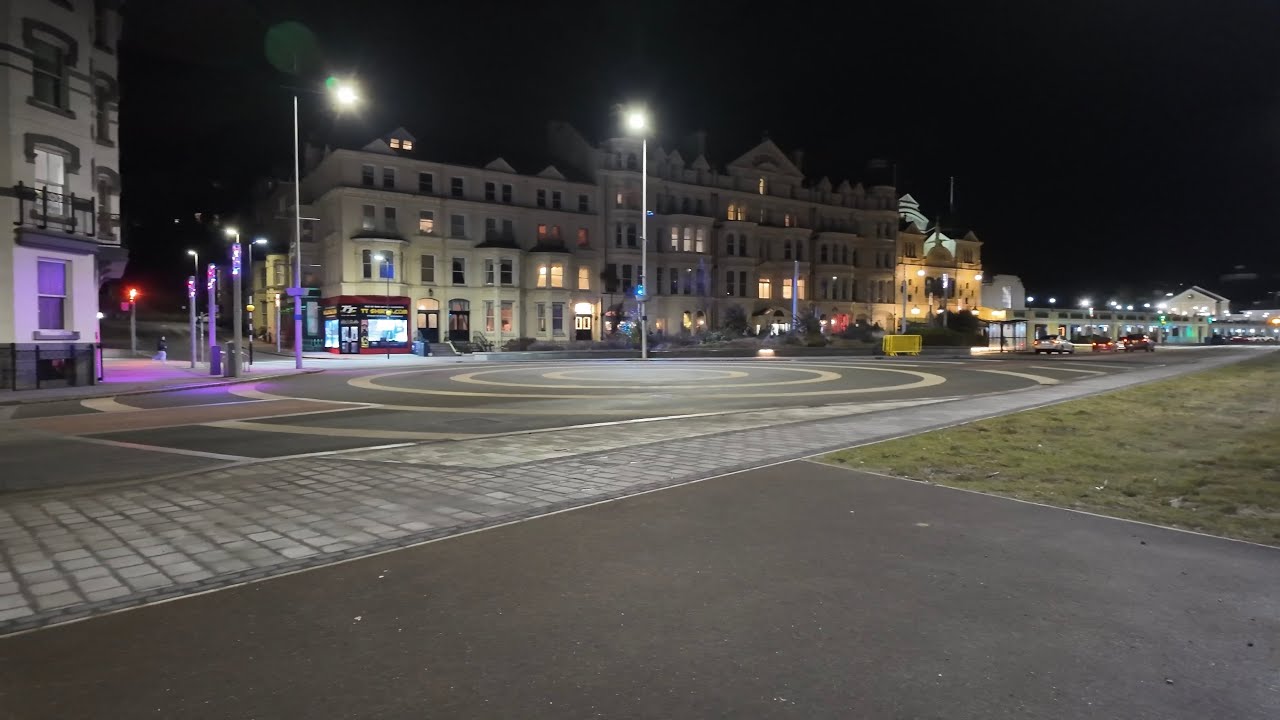Wednesday night in Douglas Isle of Man 