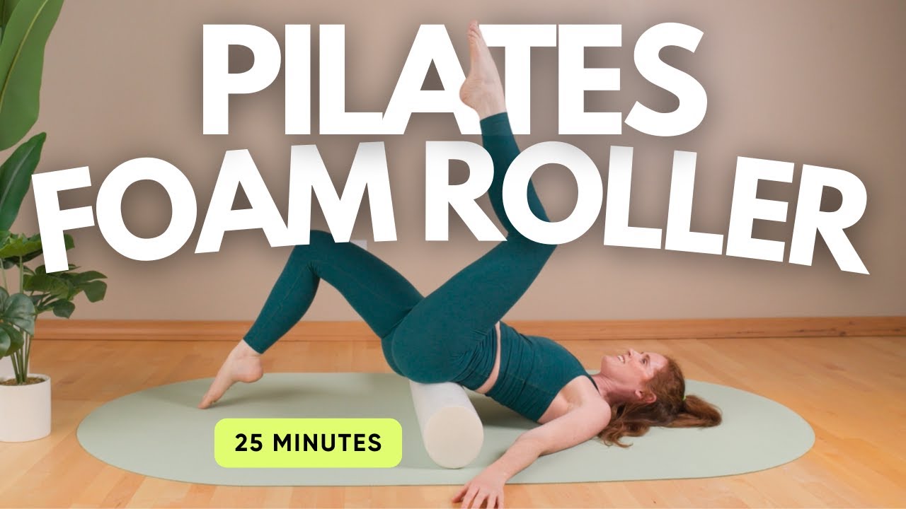 25 MIN PILATES FOAM ROLLER FLOW || Core Workout, Beginner-Friendly, At-Home Pilates