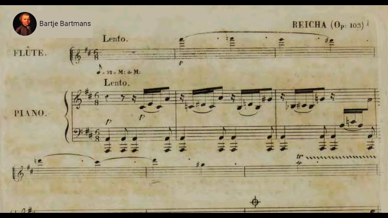 Anton Reicha - Duo Concertant, Op. 103 for Flute and Piano (c. 1821)