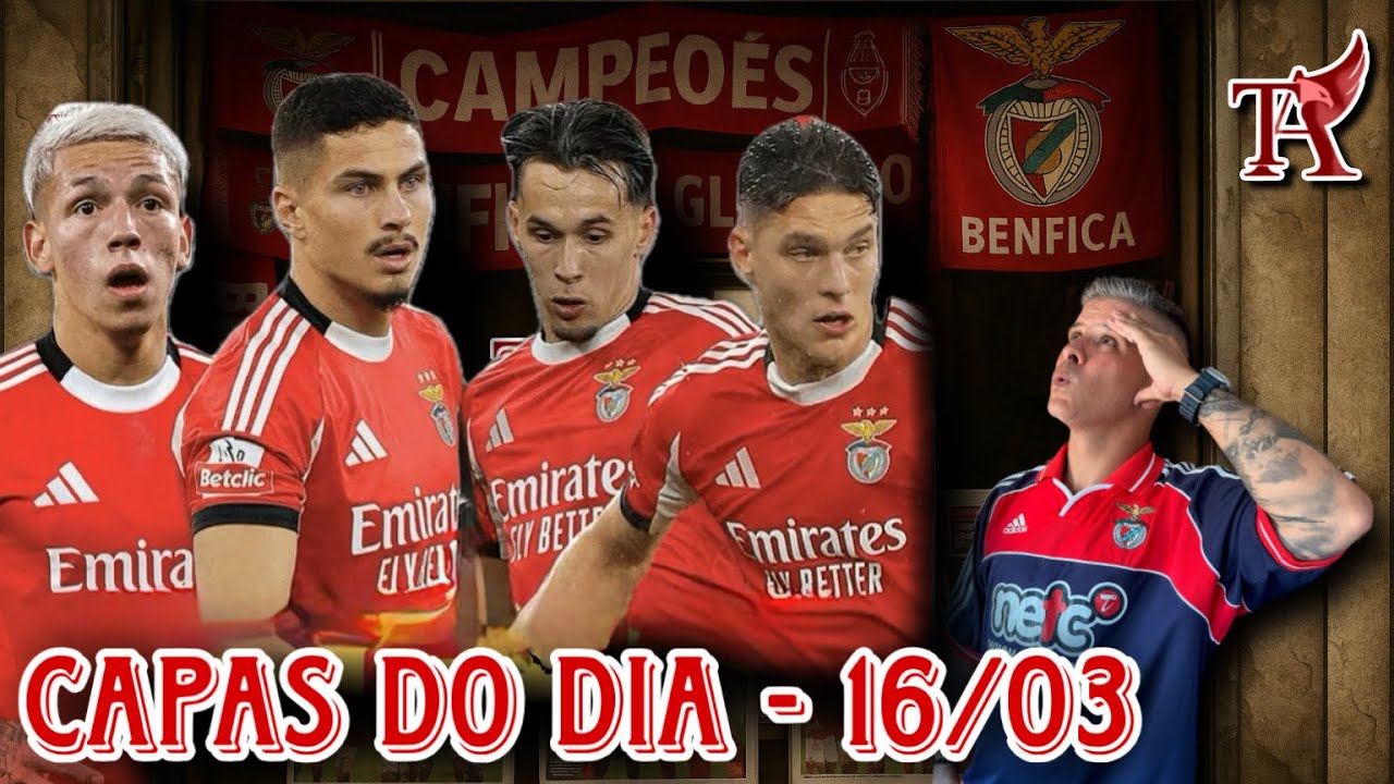 BENFICA- IMPRENSA 16 Março GLORIOSO ARRANCA A SEMANA COM BOAS NOTÍCIAS… OU PELO MENOS APARENTA!! 🦅🔴