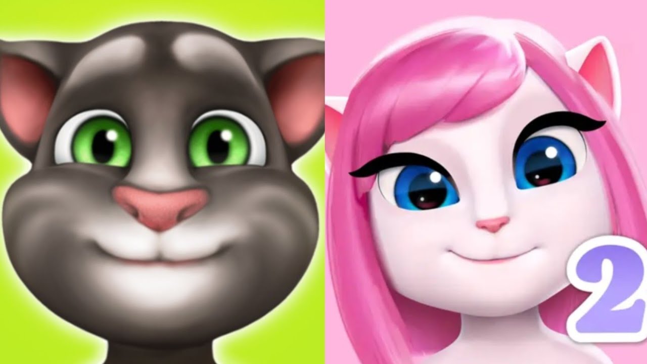 Baby Talking Tom-1 Vs My Talking Angela-2 