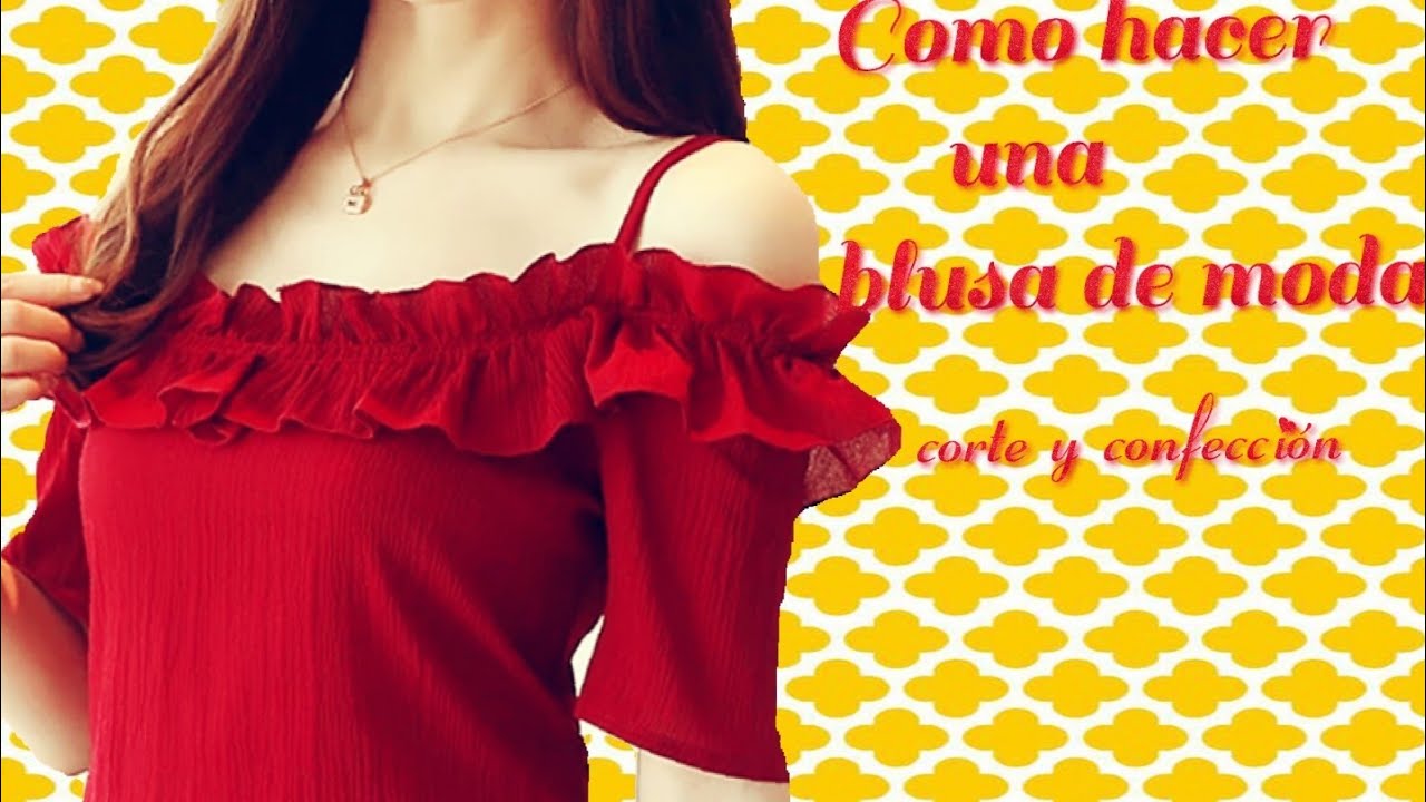 Como Hacer Blusa  De Moda paso a paso