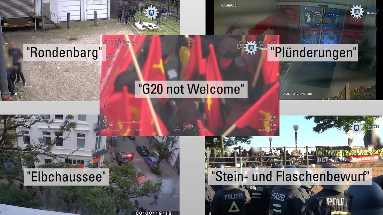 Öffentlichkeitsfahndung: Mit diesen Videos fandet die Hamburger Polizei nach G20-Straftätern