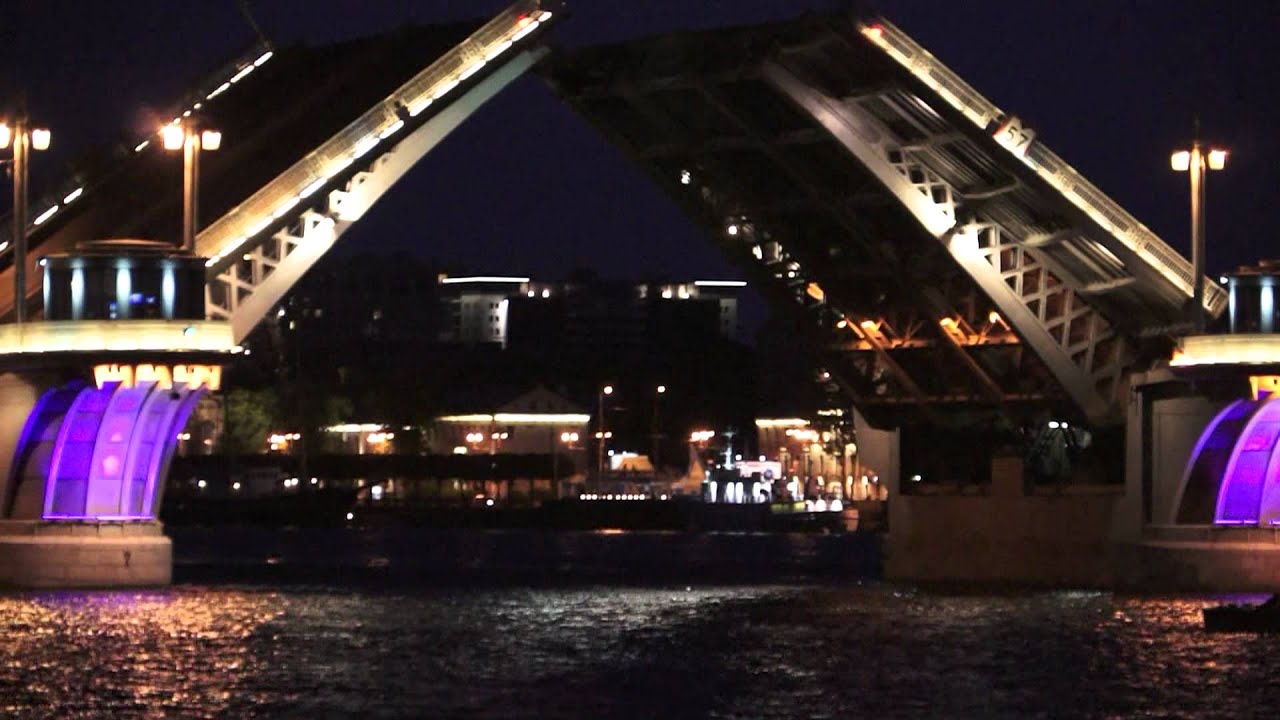 Санкт-Петербург июнь 2012 Белые ночи - мосты. Автор видео - Александр Травин. арТзаЛ