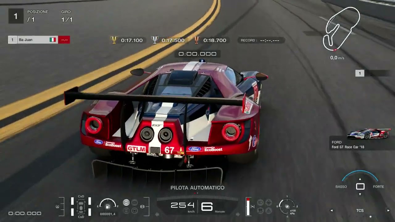 Gran Turismo 7 PS5 Esperienza sul circuito - Daytona International Speedway - Oro [1':47,574