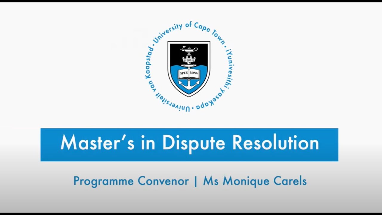Master's in Dispute Resolution for 2025