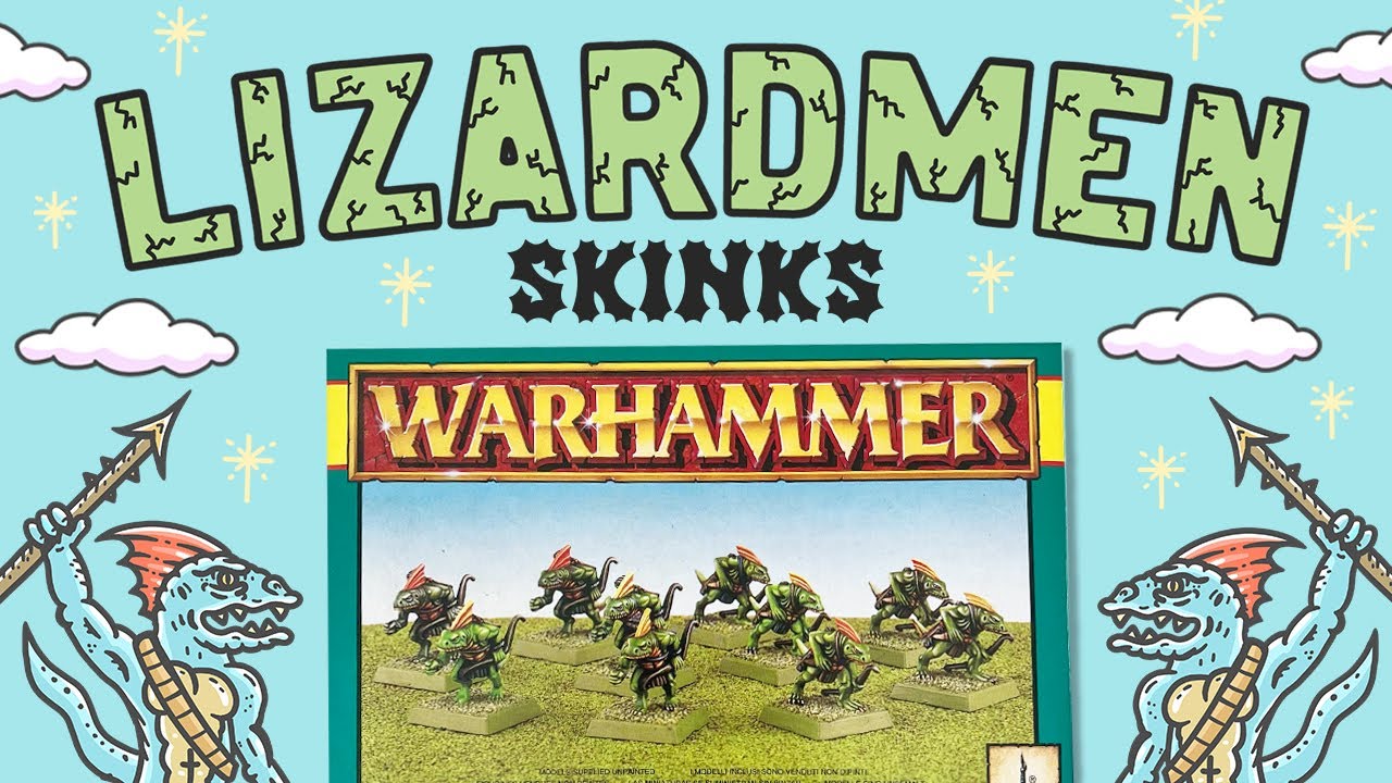 Painting CLASSIC Lizardmen Skinks!