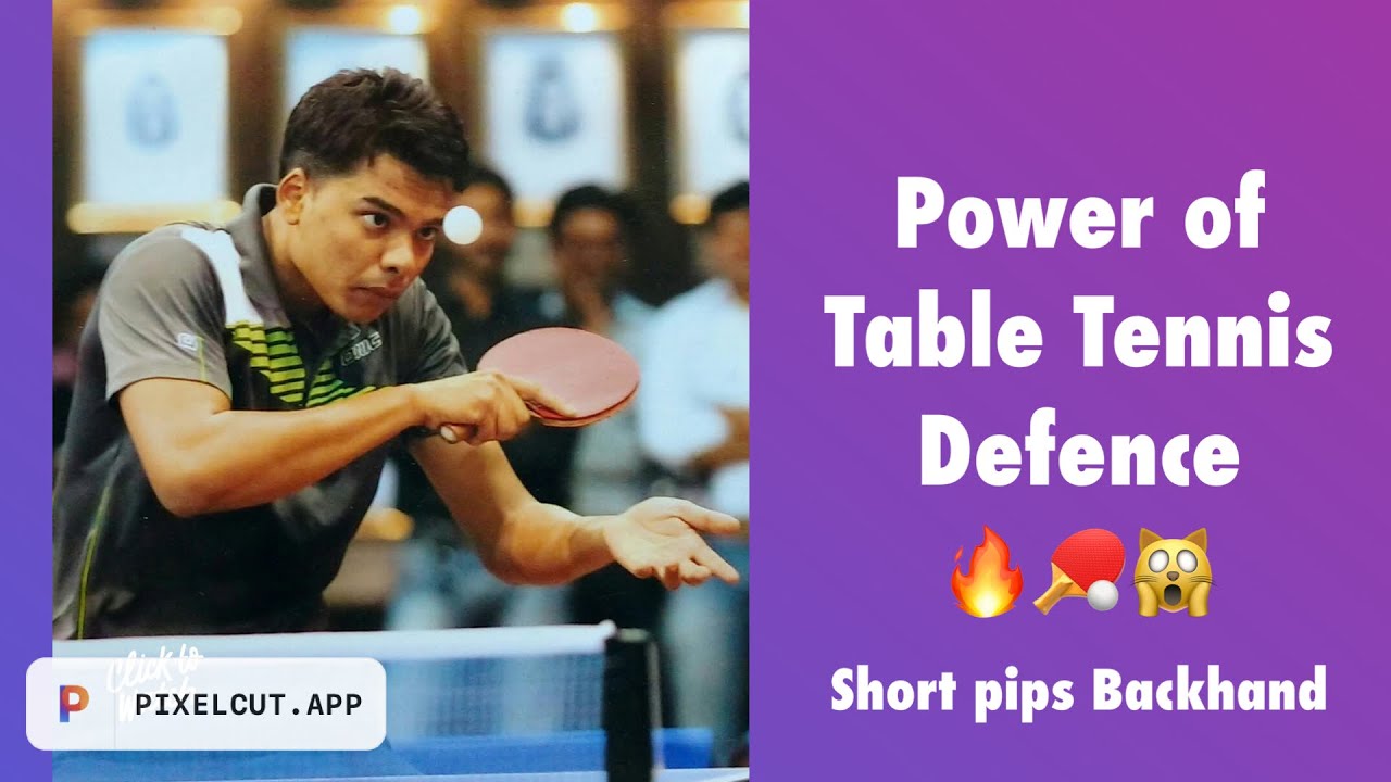 Power of Table Tennis Defence (Short Pips) - National Ranking Highlights #tabletennisrally