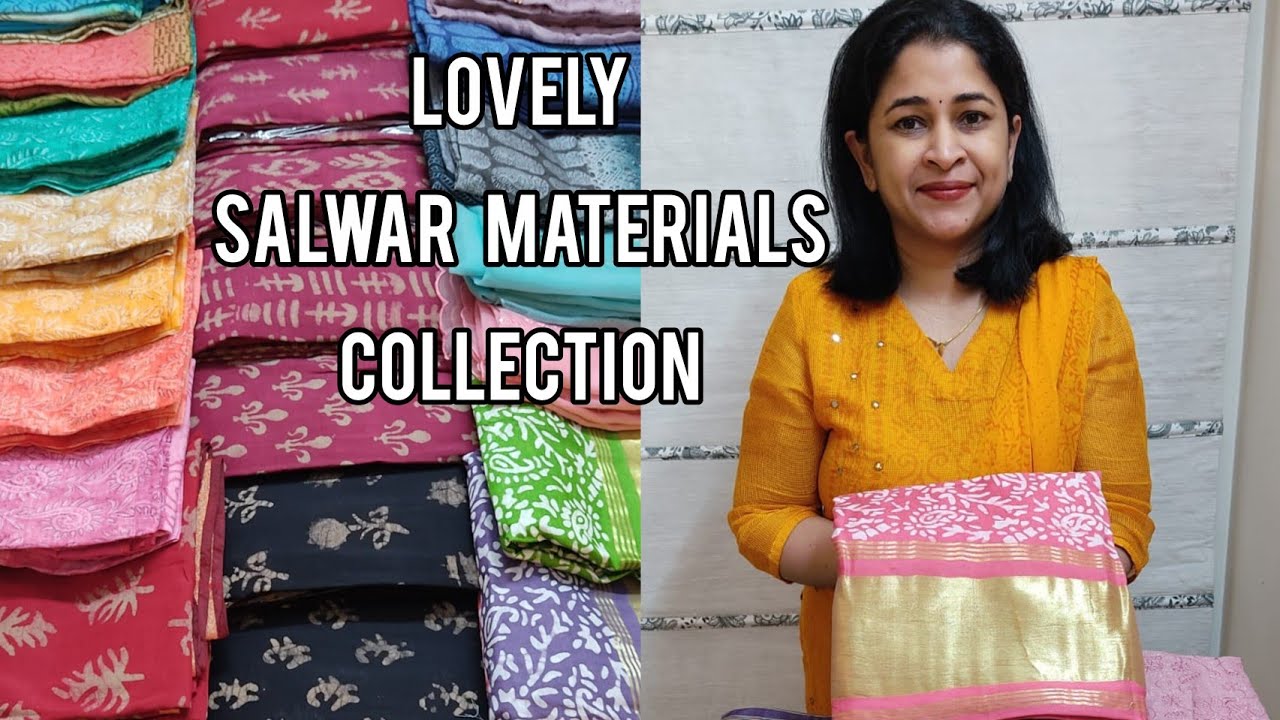 SEMI CHANDERI | MODAL CHANDERI | SEMI KOTA SALWAR MATERIALS | BATIK PRINT | WhatsApp 9980215090
