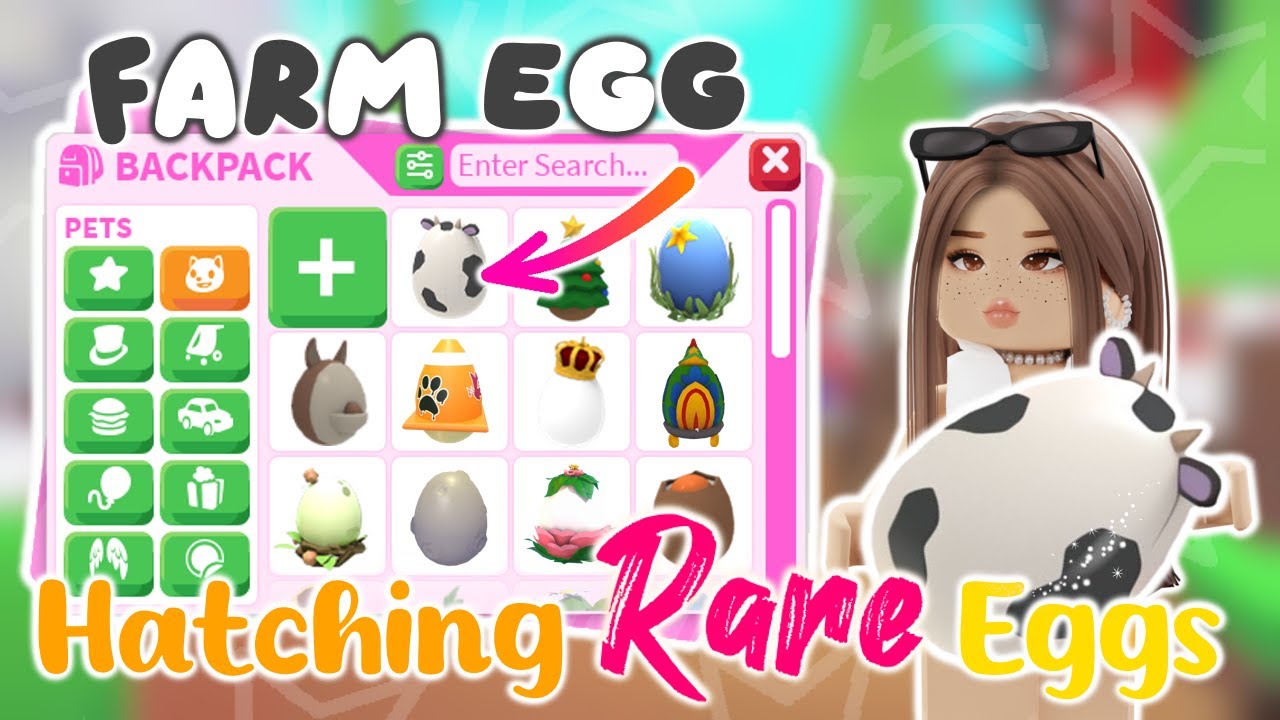 Hatching *extremely* rare eggs in adopt me! (FARM EGG)