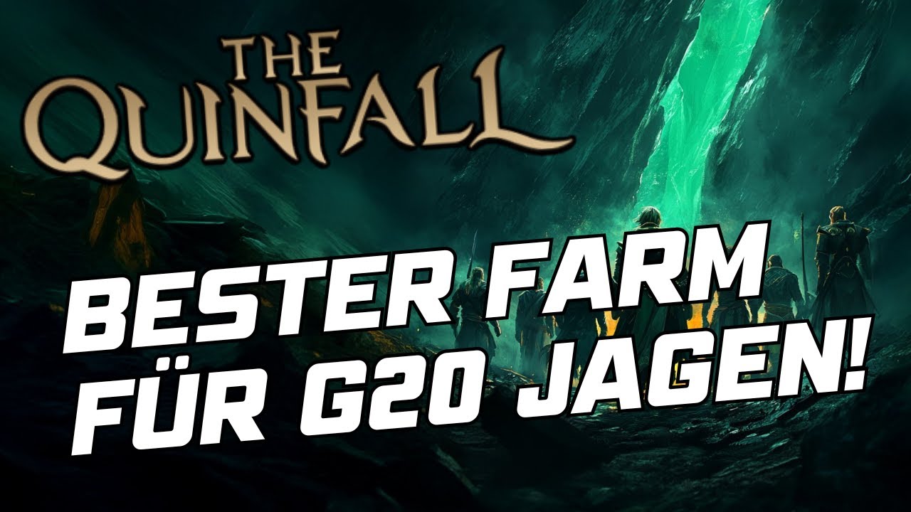 The Quinfall – So skillst du Jagen am schnellsten auf G20! 🐊⚔️