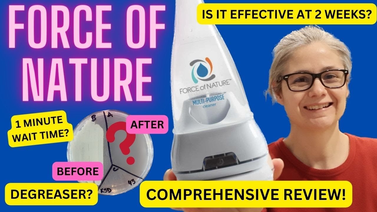 Force of Nature Review- Extensive Bacteria Testing and More!