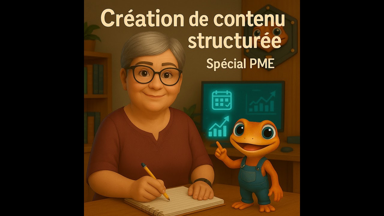 Cr&eacute;ation de contenu : la m&eacute;thode structur&eacute;e qui propulse ta PME