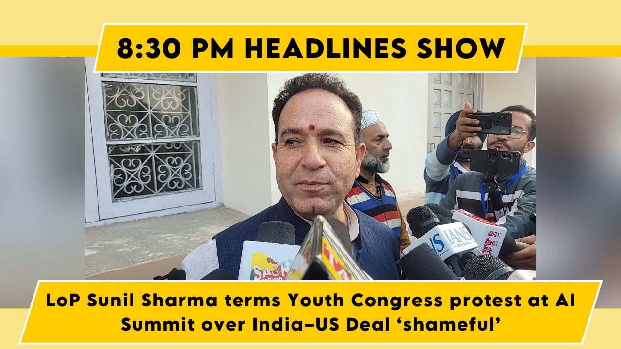 Watch: LoP Sunil Sharma terms Youth Congress protest at AI Summit over India–US Deal ‘shameful’