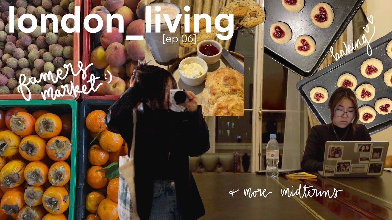 london living [ep 06] 💌🍪| midterms continued, baking, early galentines & more studying