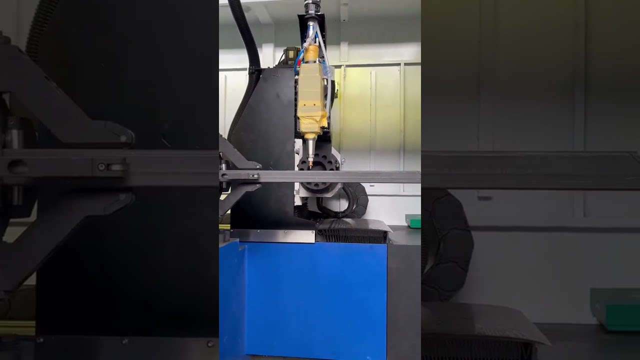 0 swing length fiber laser small tube bevel cutting machine zero pendulum length