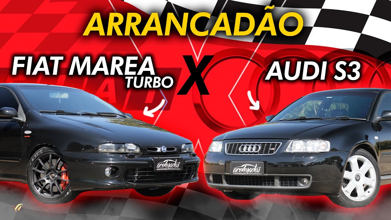 FIAT MAREA TURBO x AUDI S3 DO GC! O carro do Gerson ganha da lenda nacional na reta? #119