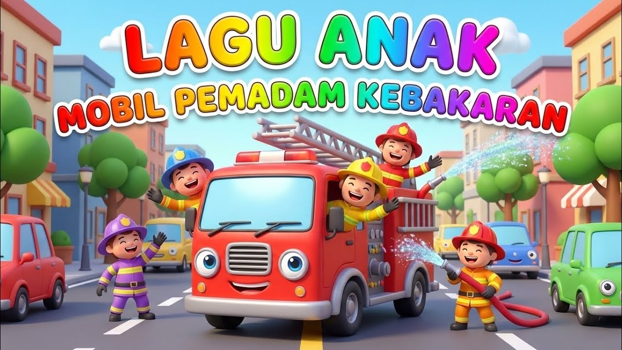 LAGU ANAK || MOBIL PEMADAM KEBAKARAN