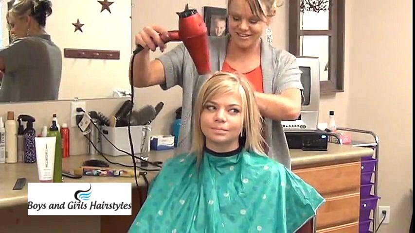 The Perfect Layered Haircut with Swoop Bang
