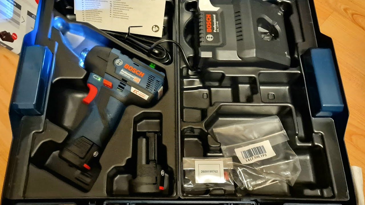 Обзор 4К Bosch GDR 12V-110 (2x3.0Ah) + L-Boxx. Распаковка Бош ГДР 12 Вольт импульсного шуруповёрта.