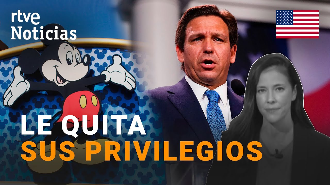 EE.UU.: RON DESANTIS castiga a DISNEY WORLD por CRITICAR una LEY anti LGTBIQ+ | RTVE Noticias