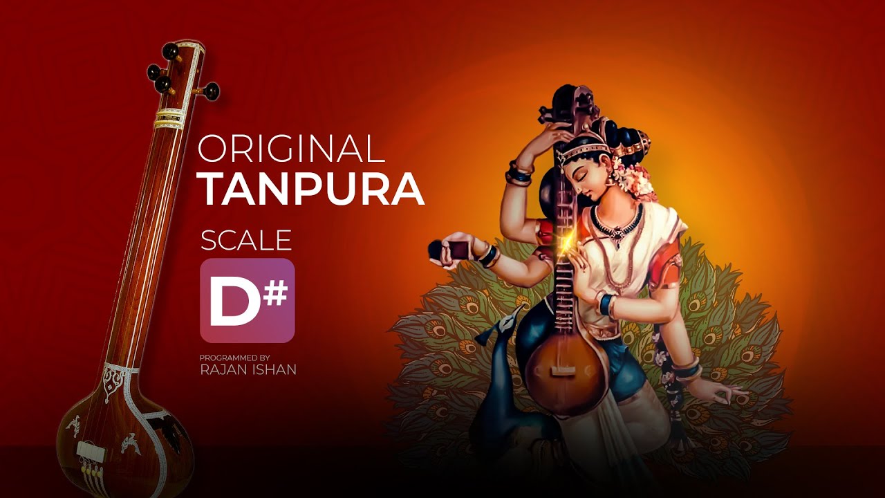 Original Tanpura Scale D Sharp | Best For Vocal Practice, Meditation & Yoga