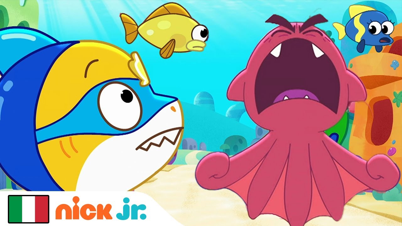 Baby Shark's Big Show | Baby Shark e William giocano a fare i supereroi! | Nick Jr