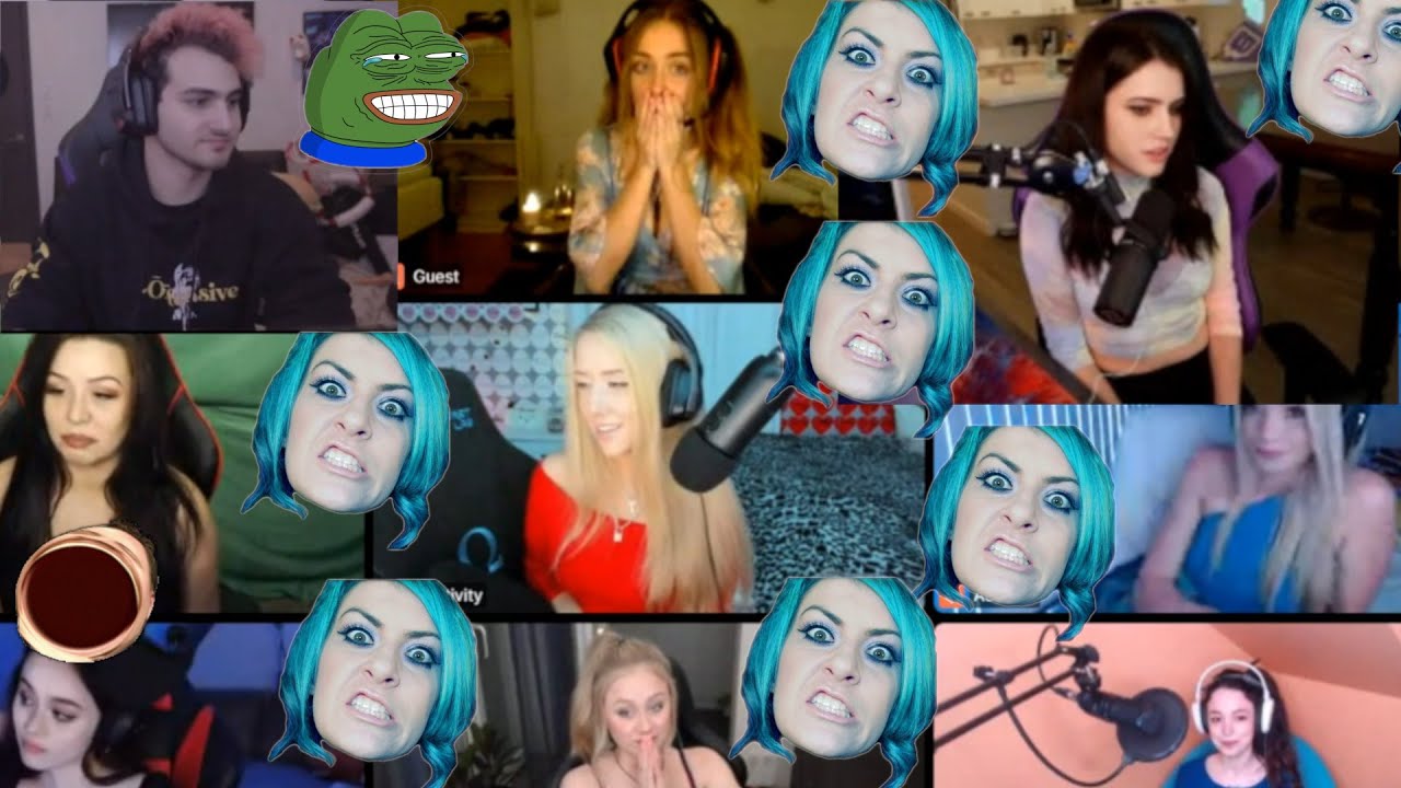 Female Streamer gets triggered for the 5th time by everyone!! on Fedmyster Rajjchellor