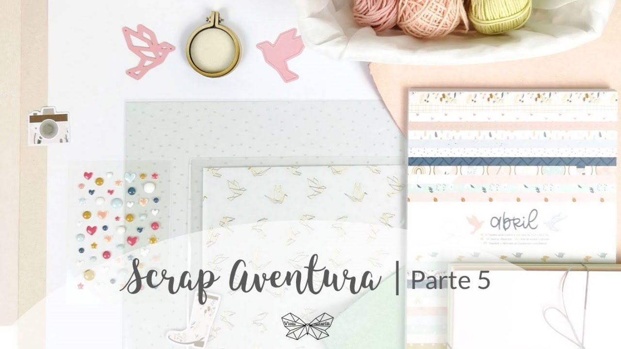 Scrap Aventura | Parte 5 Portada Repujado y Shaker