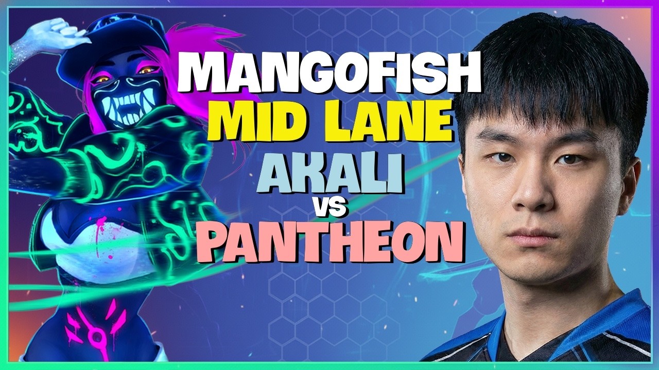MangoFish Akali : This Rank 1 Fizz is DEVASTATING Diamond Elo with INSANE Mechanics - Engsub