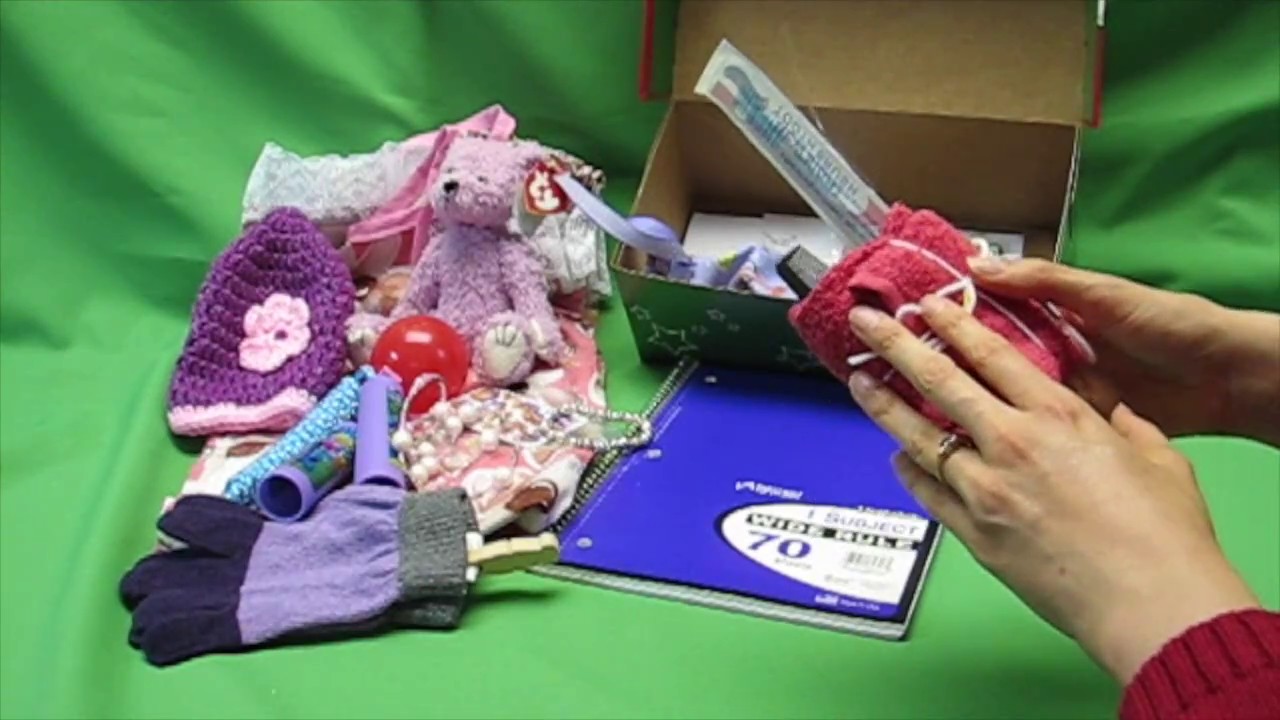 OCC shoebox for 10-14 year old girl