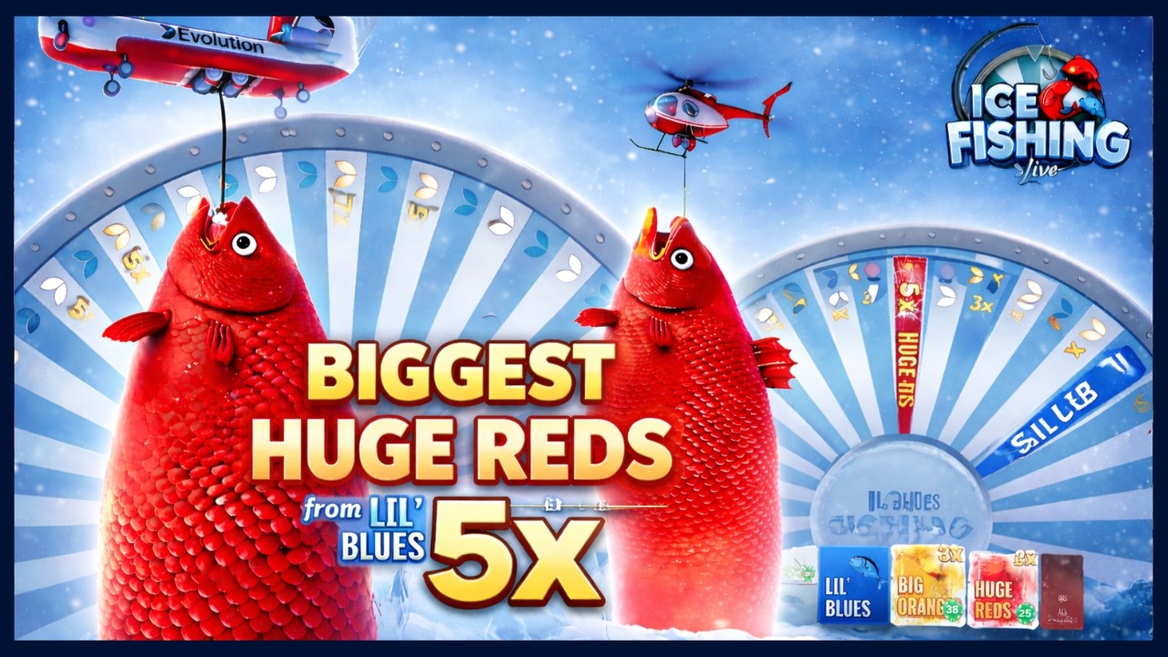 Ice Fishing a 5X Slot HUGE RED MONSTER!! 😳😱
