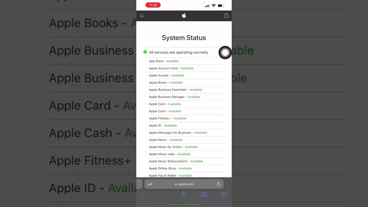 How to Check the Apple System Status