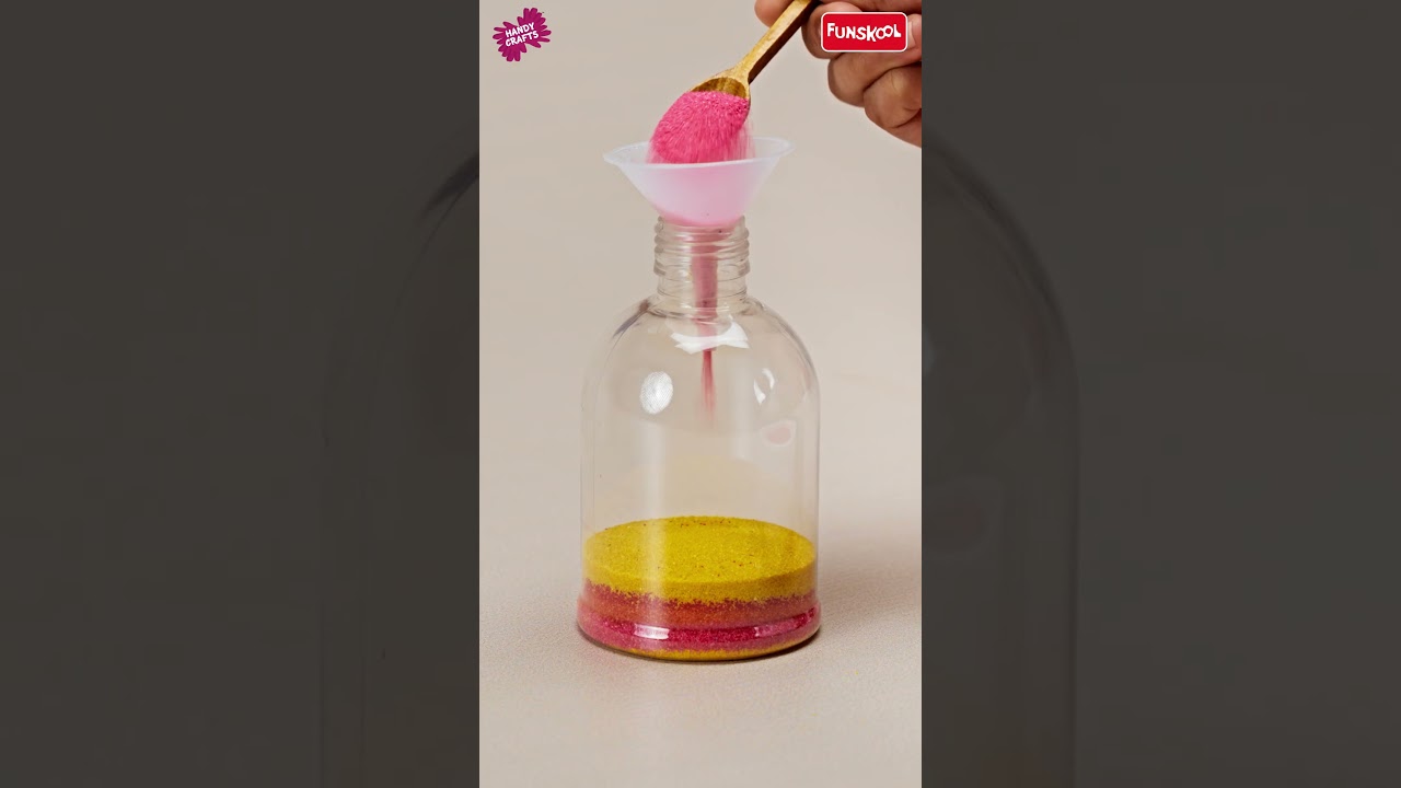 Transform Bottles into Art with Funskool's DIY Sand Art Kit!