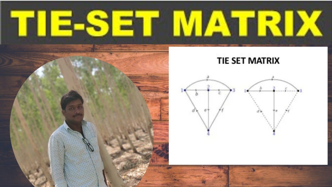 TIE-SET MATRIX/ SIMPLE METHOD / TELUGU / ENGLISH