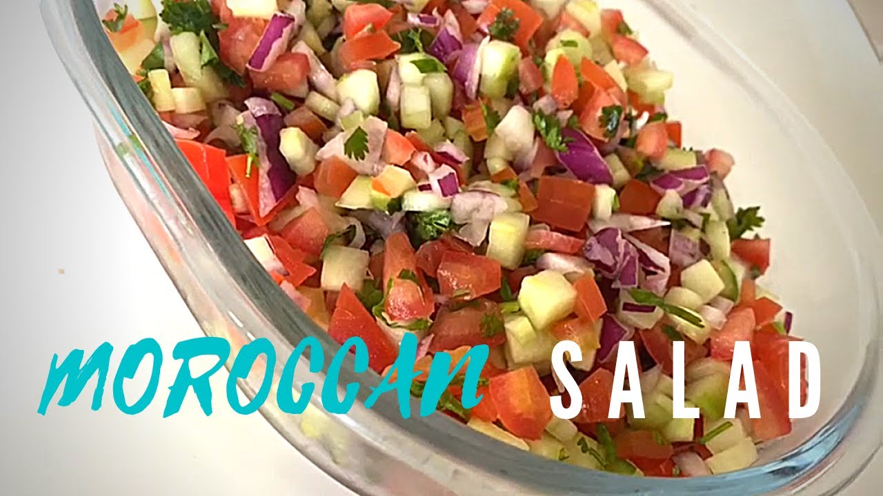 MOROCCAN SALAD: How to make Quick and Easy Salad | Mmmm Delicious