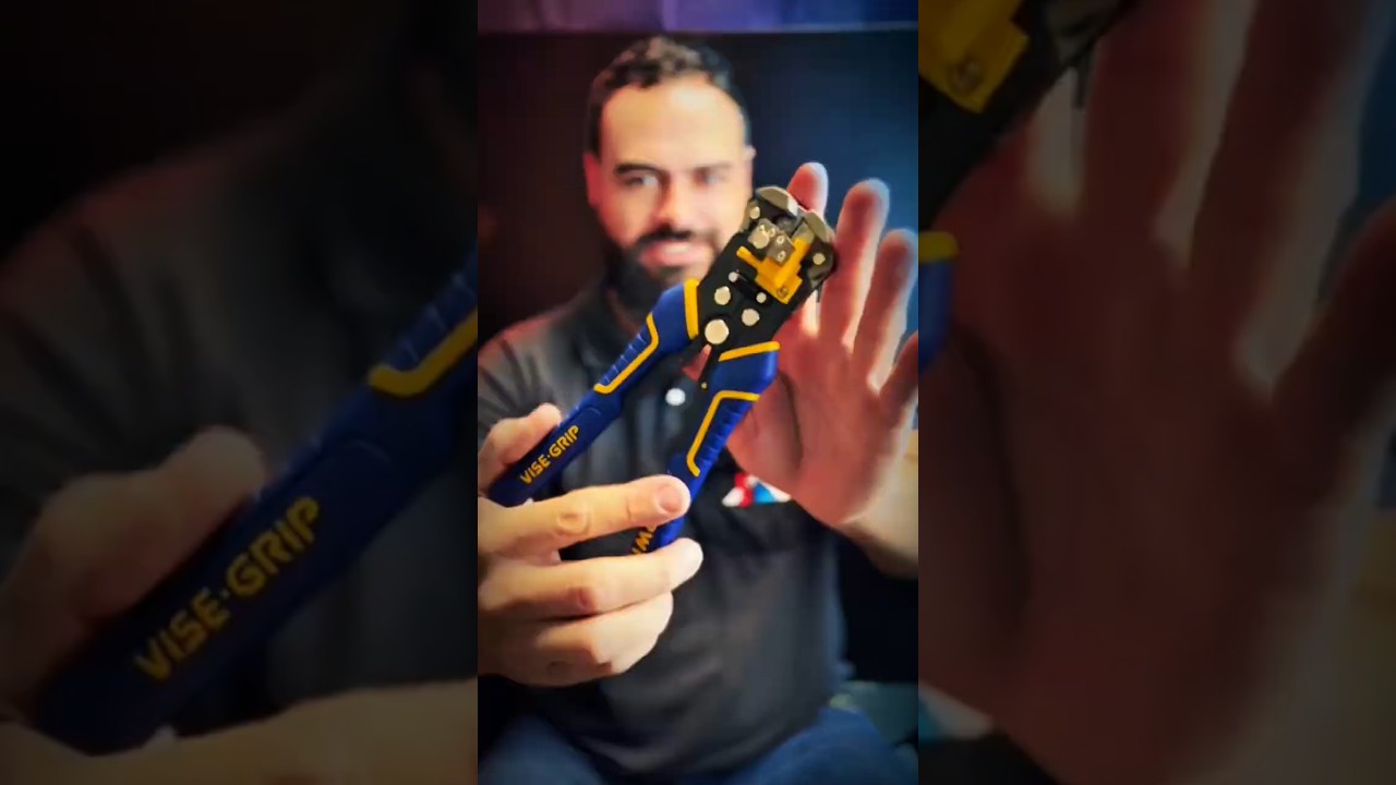 ⚡ O MELHOR ALICATE PARA ELETRICISTAS | DECAPADOR DE FIOS, CORTE E CRIMPAGEM 🔌#eletricista #eletrica
